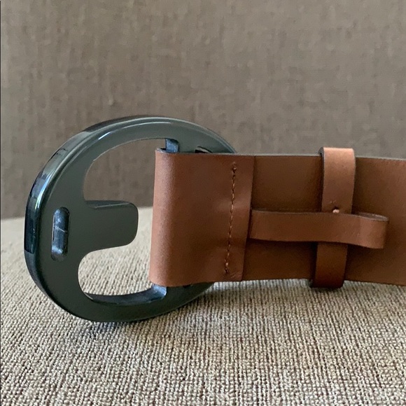 Marni brown leather belt main image 4